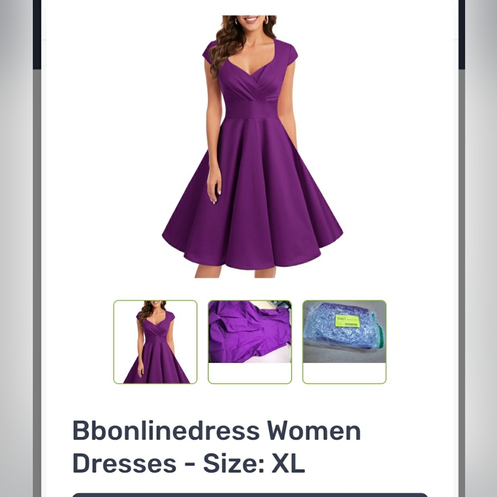 Purple dress